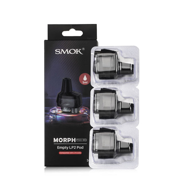 SMOK MORPH POD-80 EMPT Y LP2 POD 3 Pack  Grab the Vape