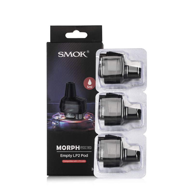 SMOK MORPH POD-80 EMPT Y  LP2 POD 3 Pack